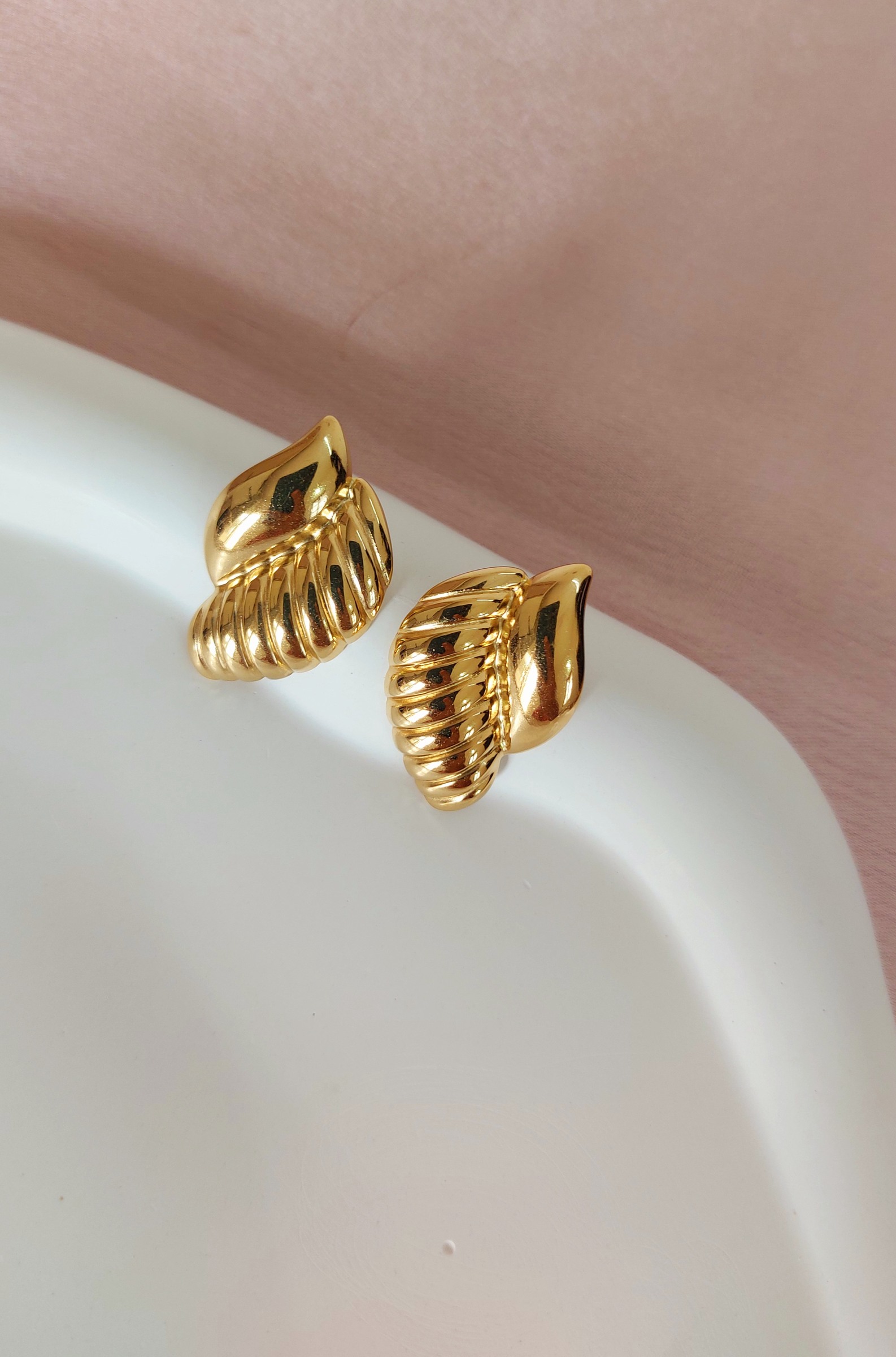 Ashna Gold Plated Anti Tarnish Korean Style Western Earrings