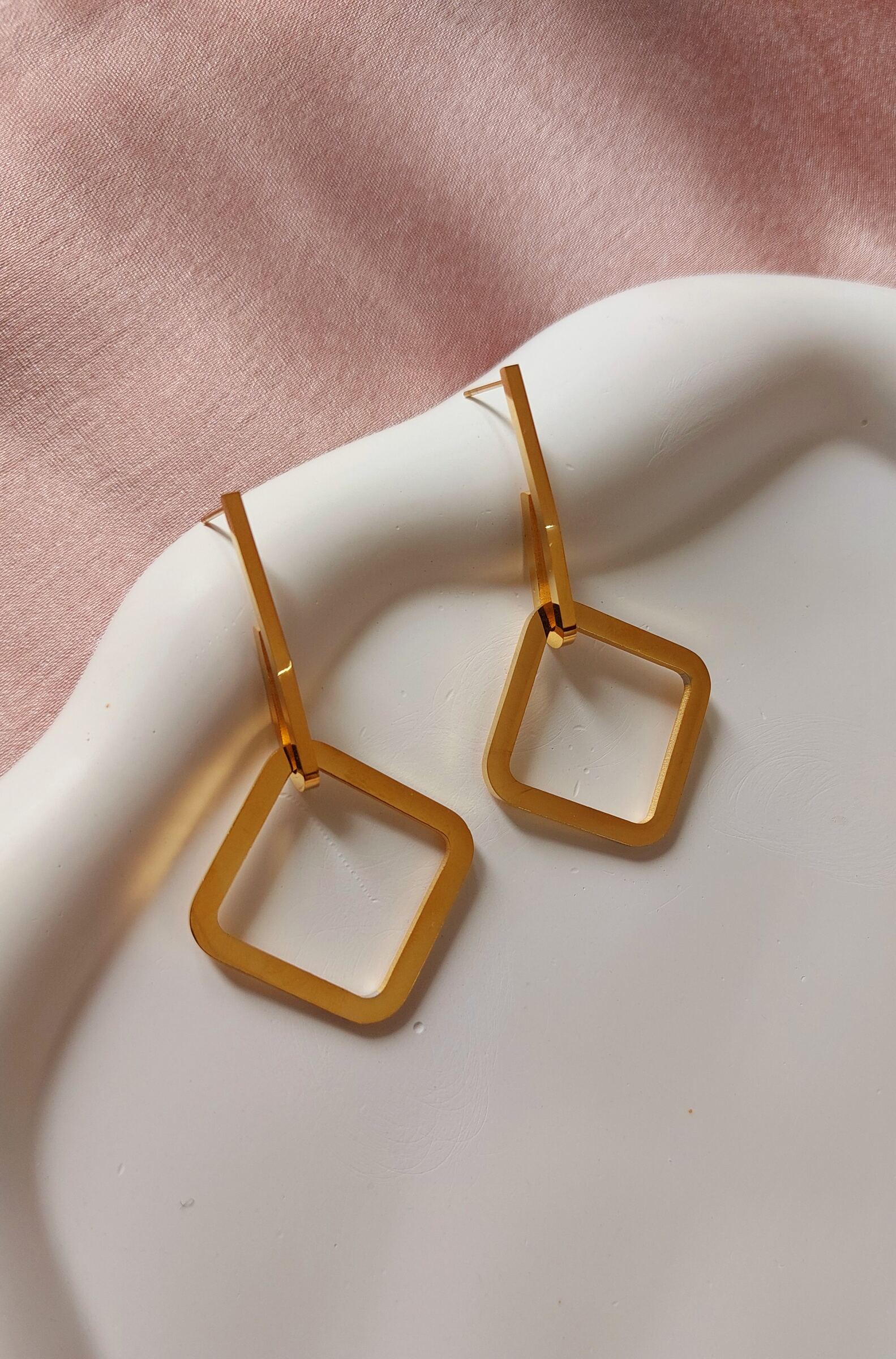 Ayra Gold Plated Anti Tarnish Korean Style Western Earrings