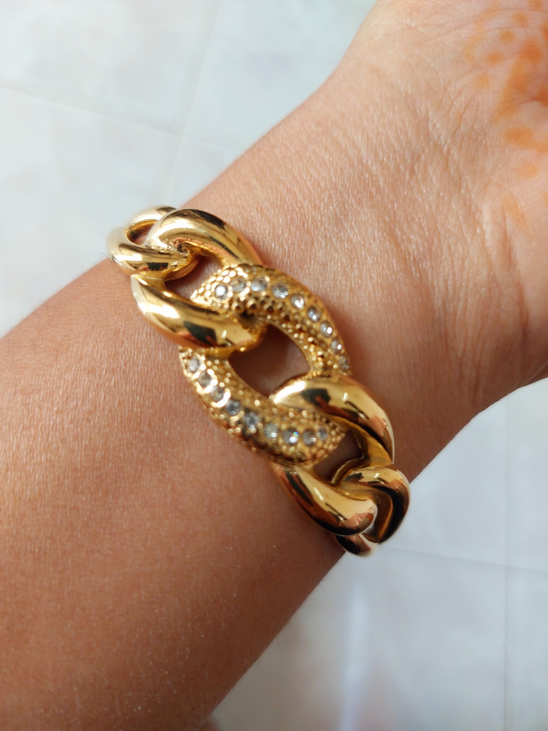 Heer Gold Plated Anti Tarnish Korean Style Western Bracelet