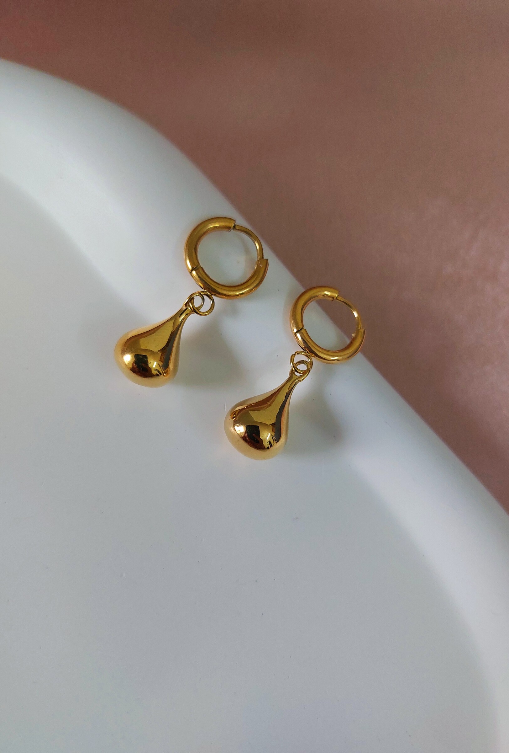 Mana Gold Plated Anti Tarnish Korean Style Western Earrings