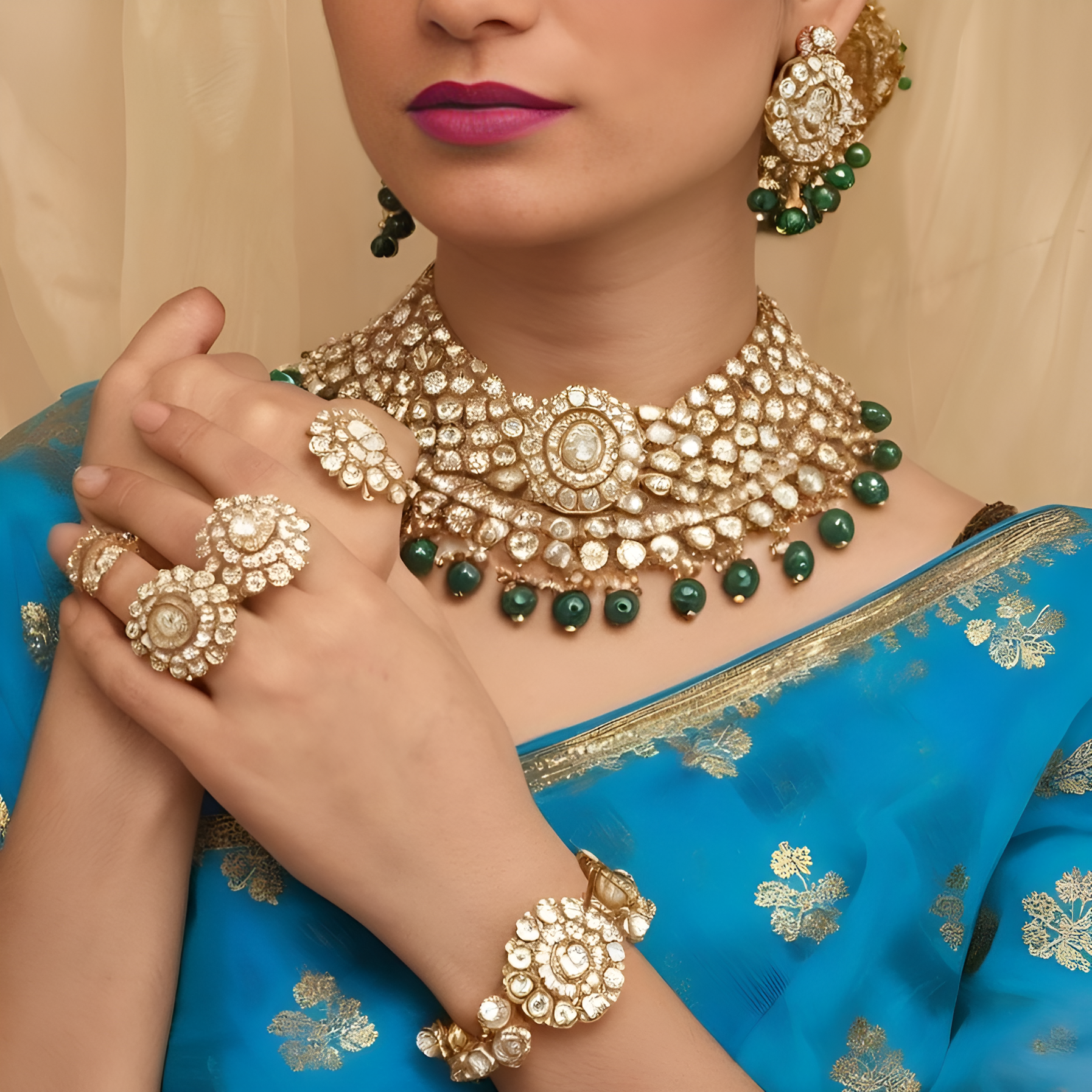 Kundan Polki & Moissanite Jewellery