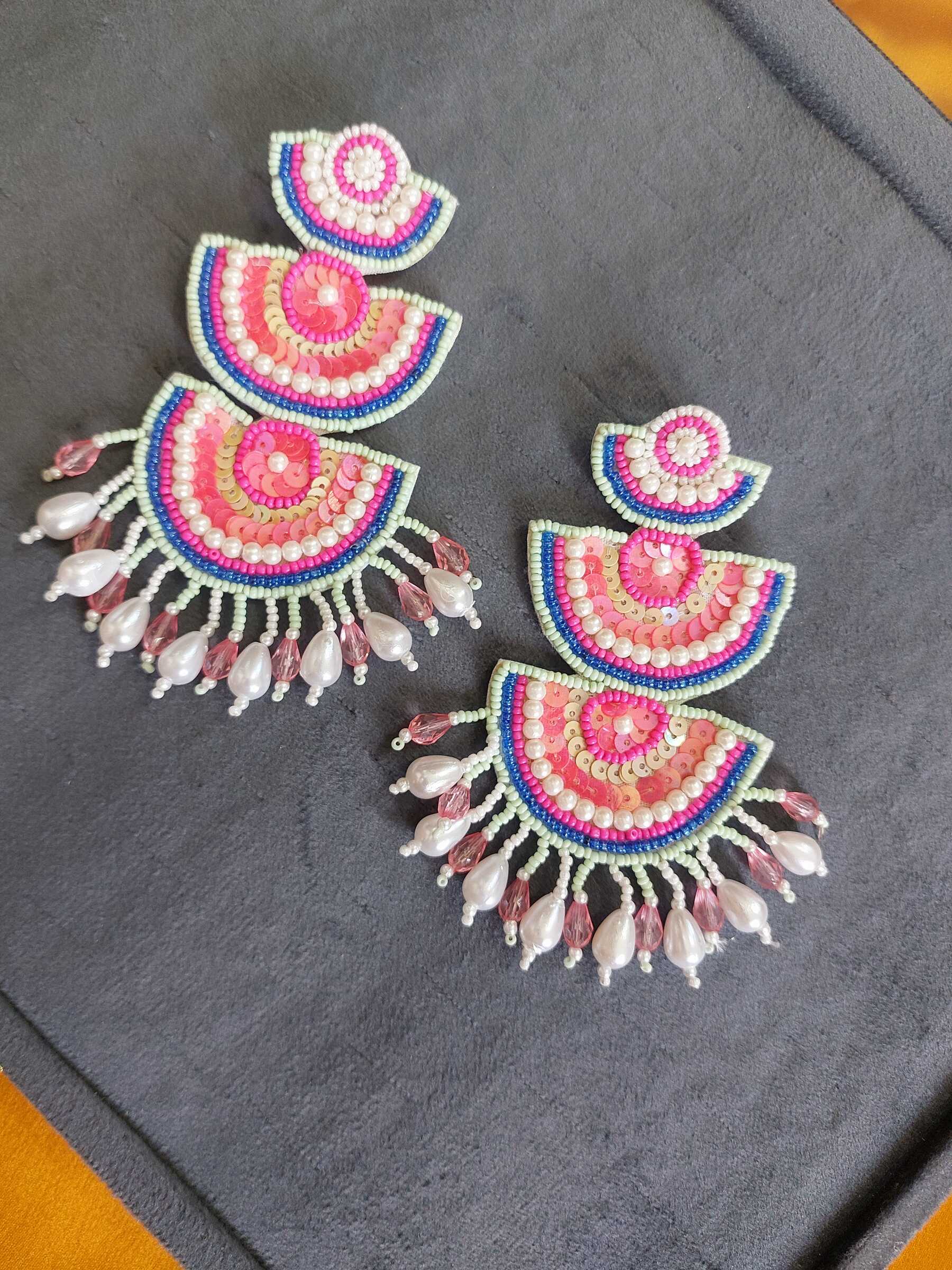 Rachna Handmade Beaded Earrings