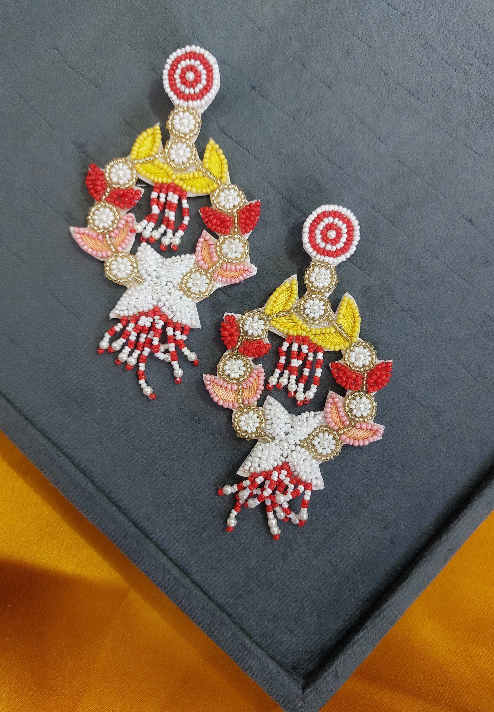 Rama Handmade Beaded Earrings