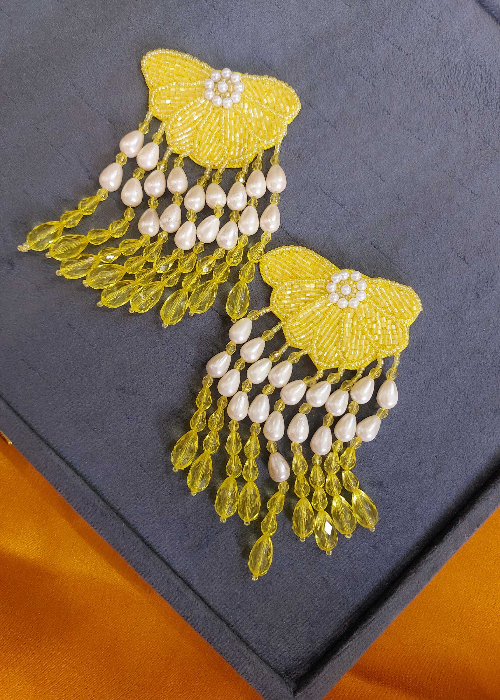 Ramya Handmade Beaded Earrings