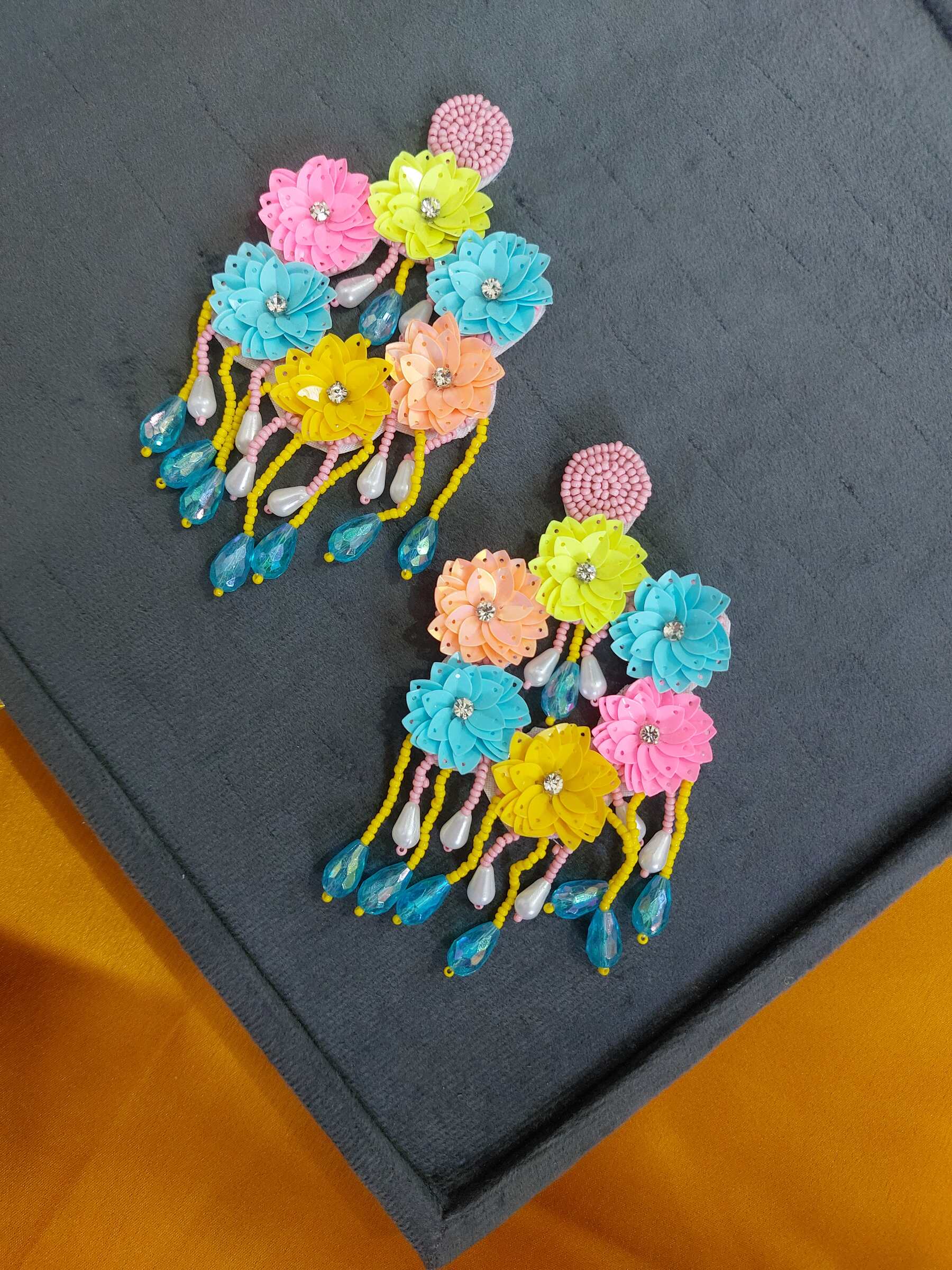 Ranjana Handmade Beaded Earrings