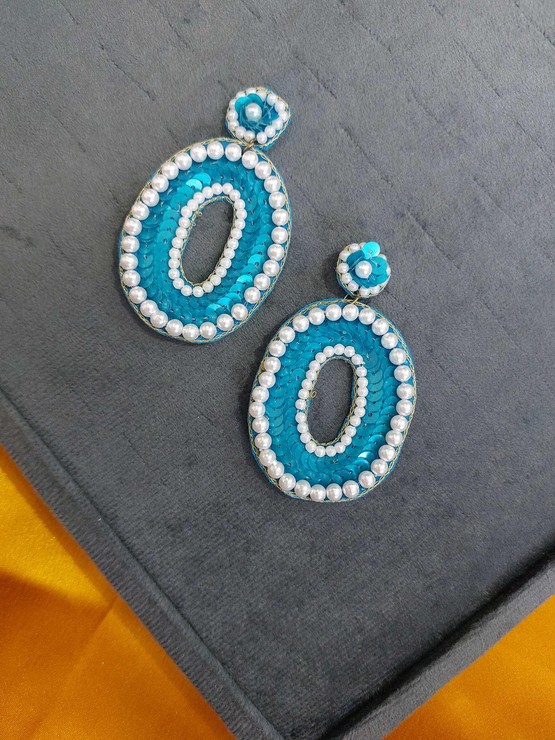 Rishika Handmade Beaded Earrings