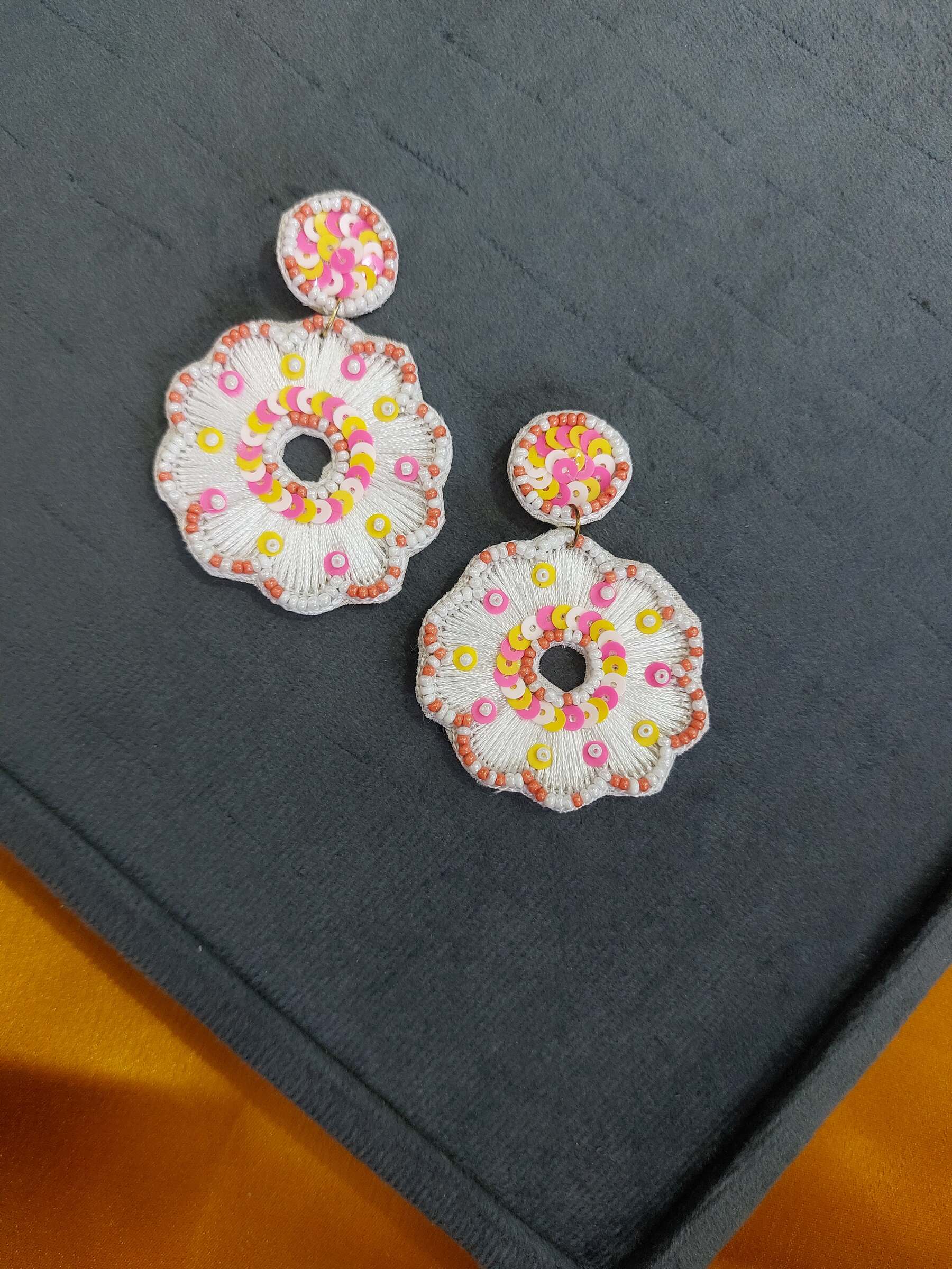 Ritu Handmade Beaded Earrings