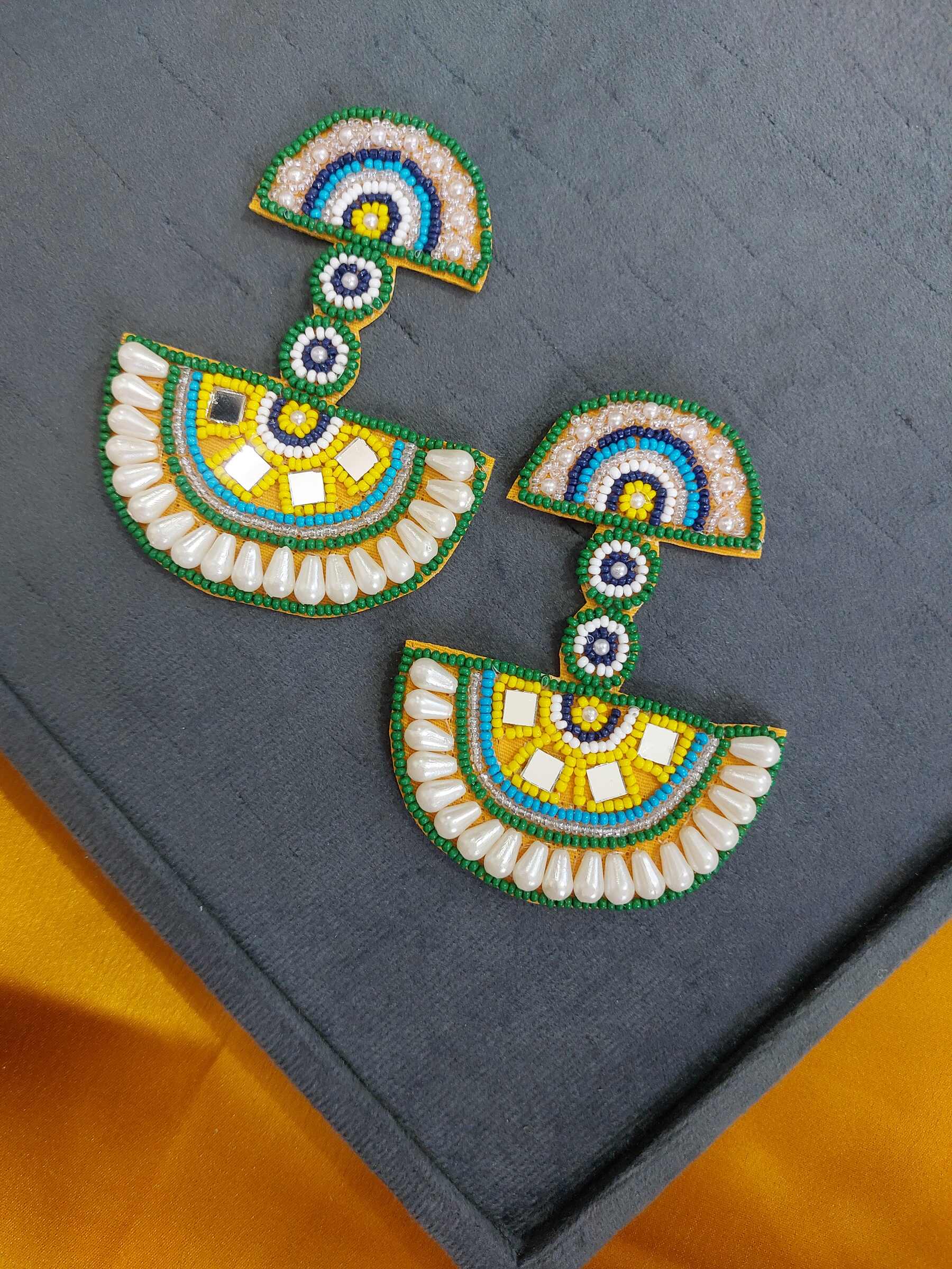 Roopa Handmade Beaded Earrings