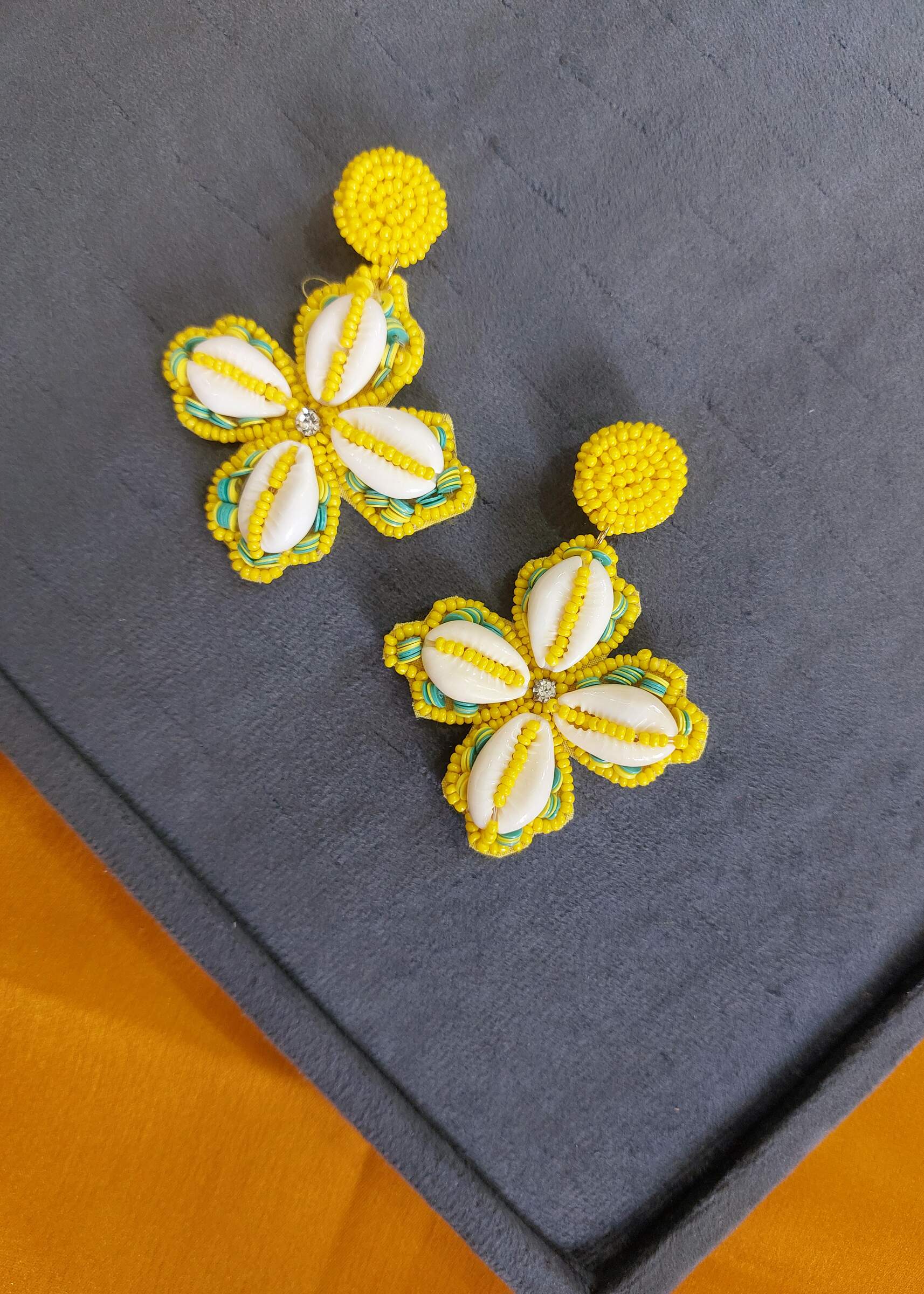 Rucha Handmade Beaded Earrings