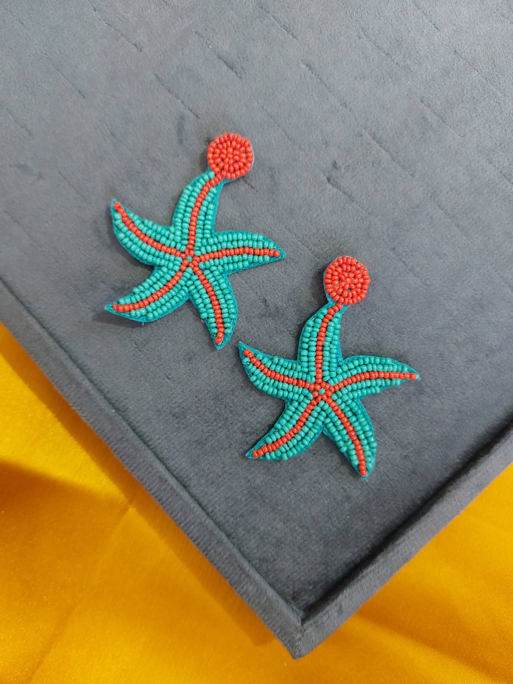 Rusha Handmade Beaded Earrings