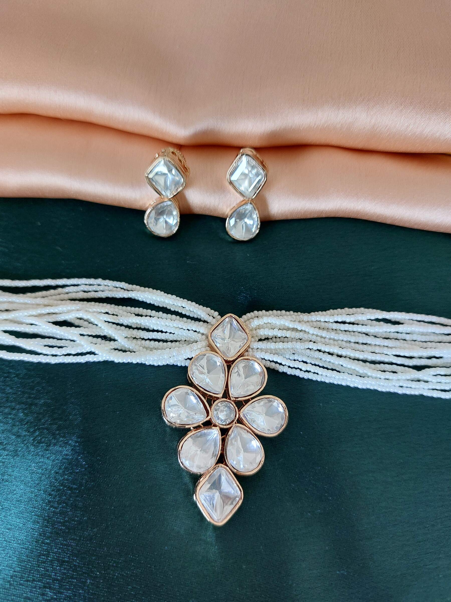 Sushmita Moissanite Kundan Choker Set