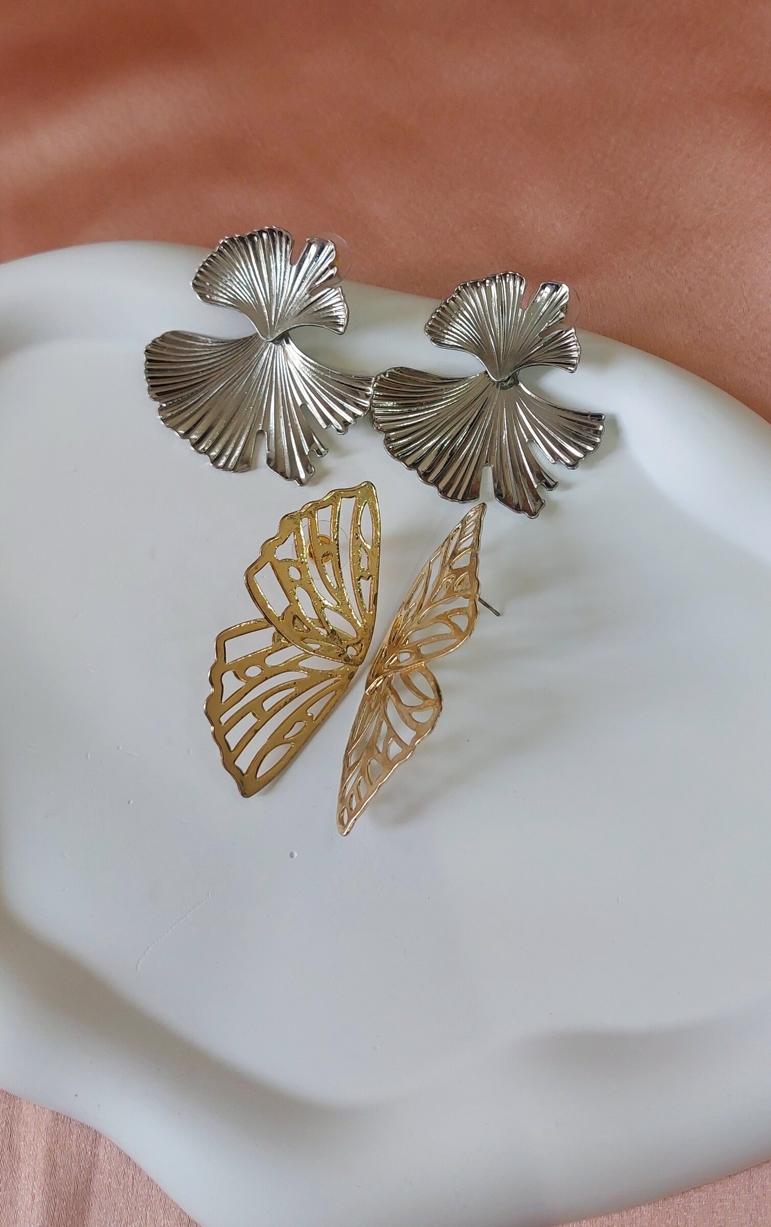 Zayda Anti Tarnish Earrings Combo Pack of 2