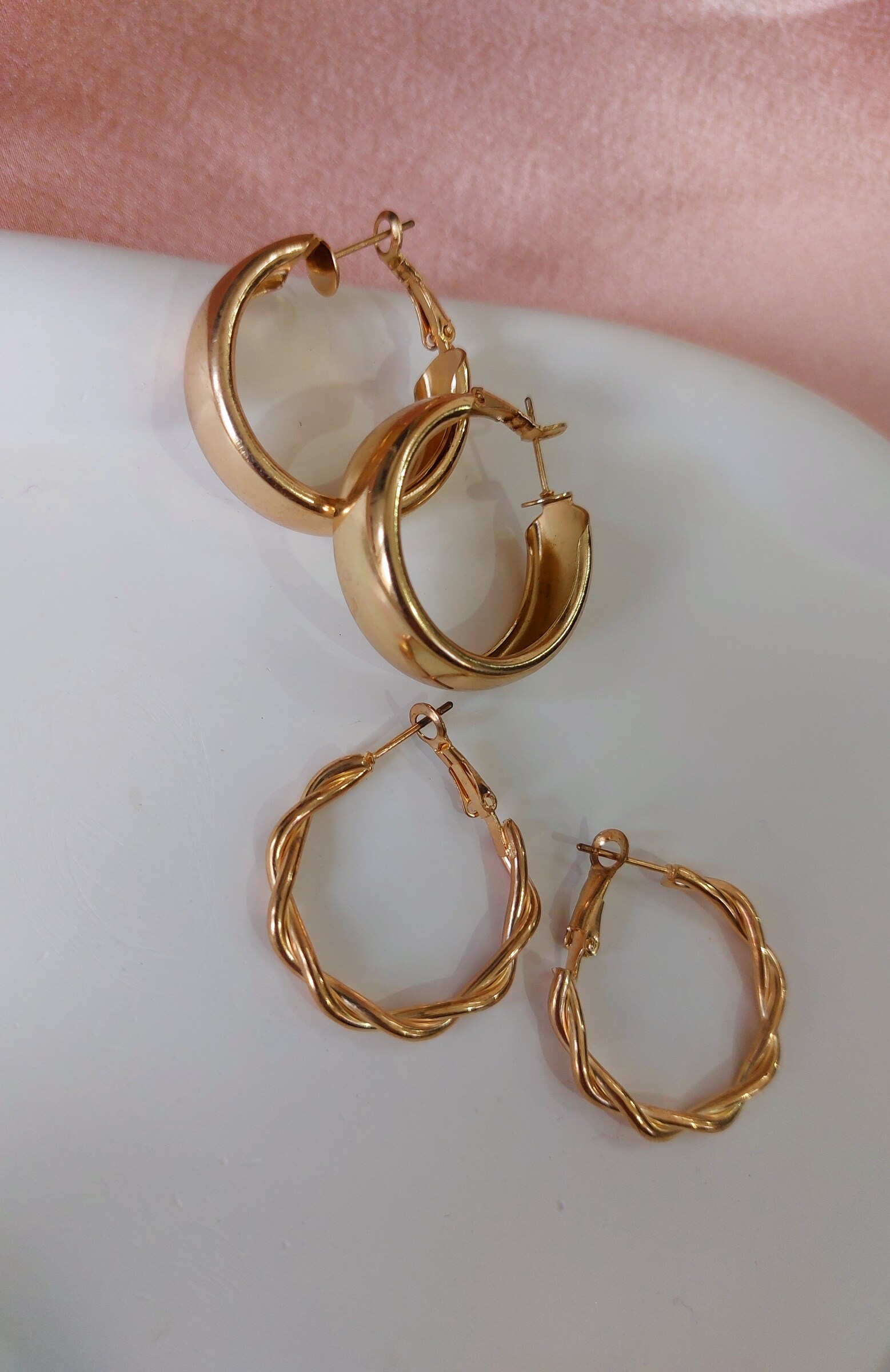 Zeta Anti Tarnish Earrings Combo Pack of 2