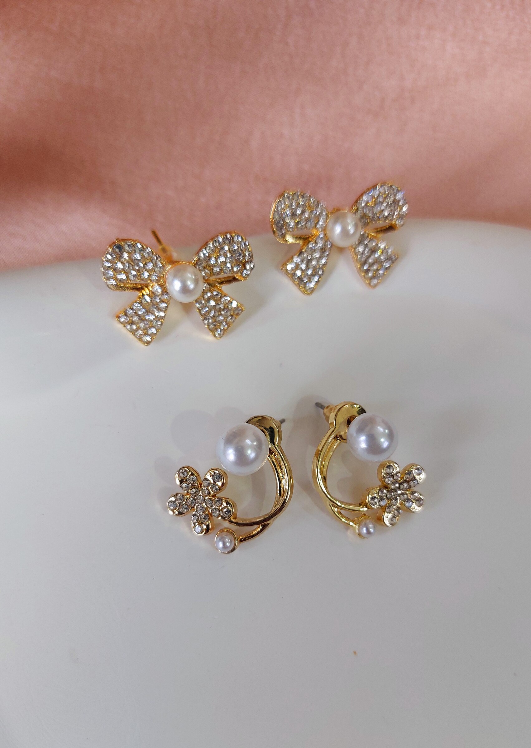 Zinat Anti Tarnish Earrings Combo Pack of 2