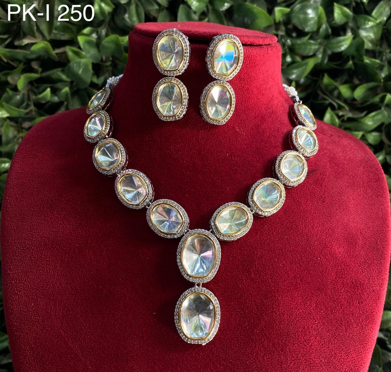 Anamika Premium Real Kundan Studded Necklace Set