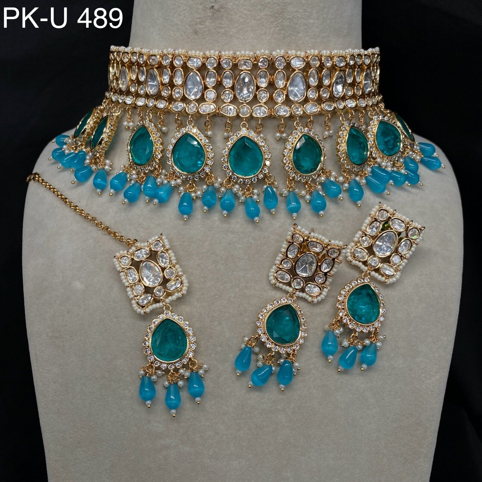 Priyanka Premium Real Kundan Studded Necklace Set