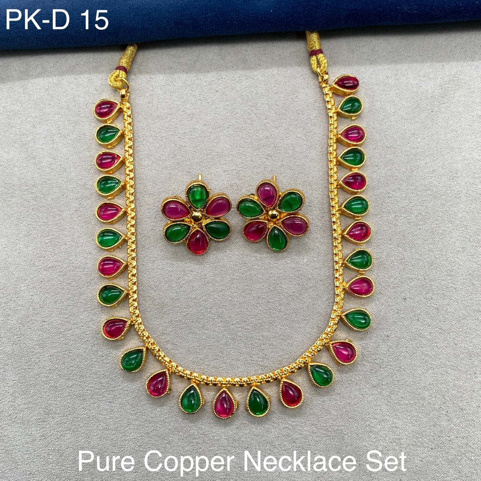 Suman Premium Real Kundan Studded Necklace Set