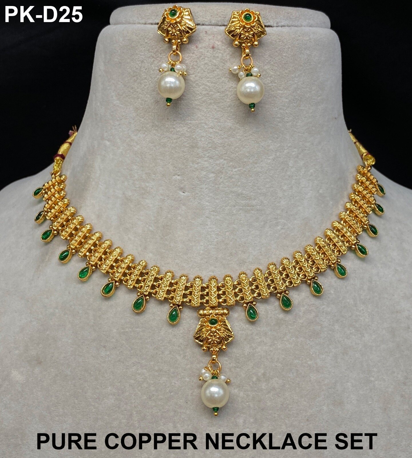 Dimple Premium Real Kundan Studded Necklace Set