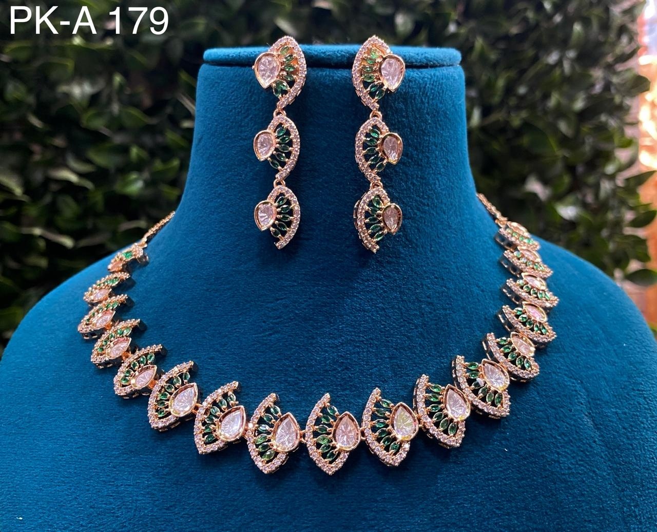Jasmin Premium Real Kundan Studded Necklace Set