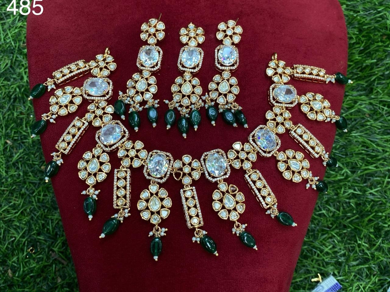 Prashanti Premium Real Kundan Studded Necklace Set