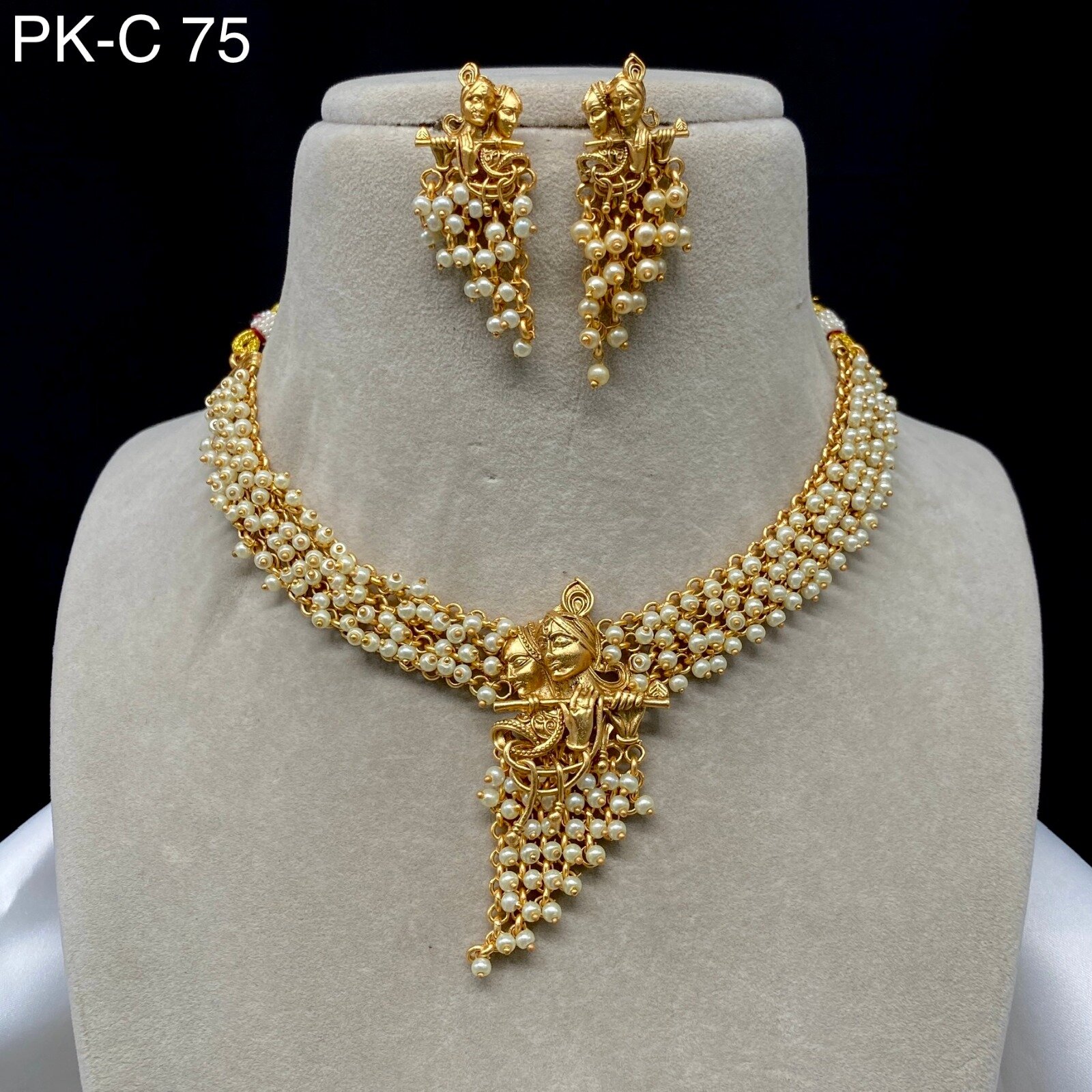Prerna Premium Real Kundan Studded Necklace Set