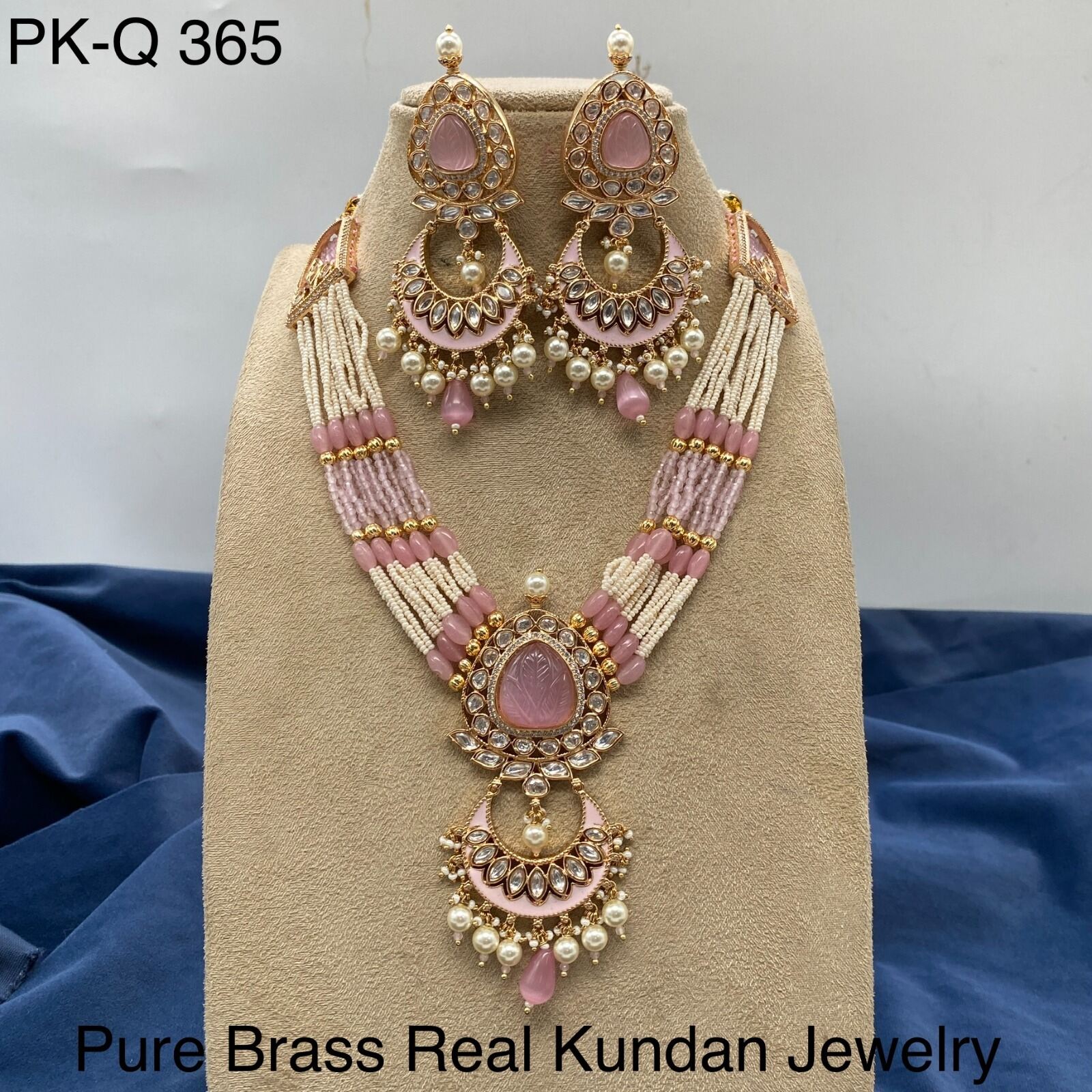 Punita Premium Real Kundan Studded Necklace Set