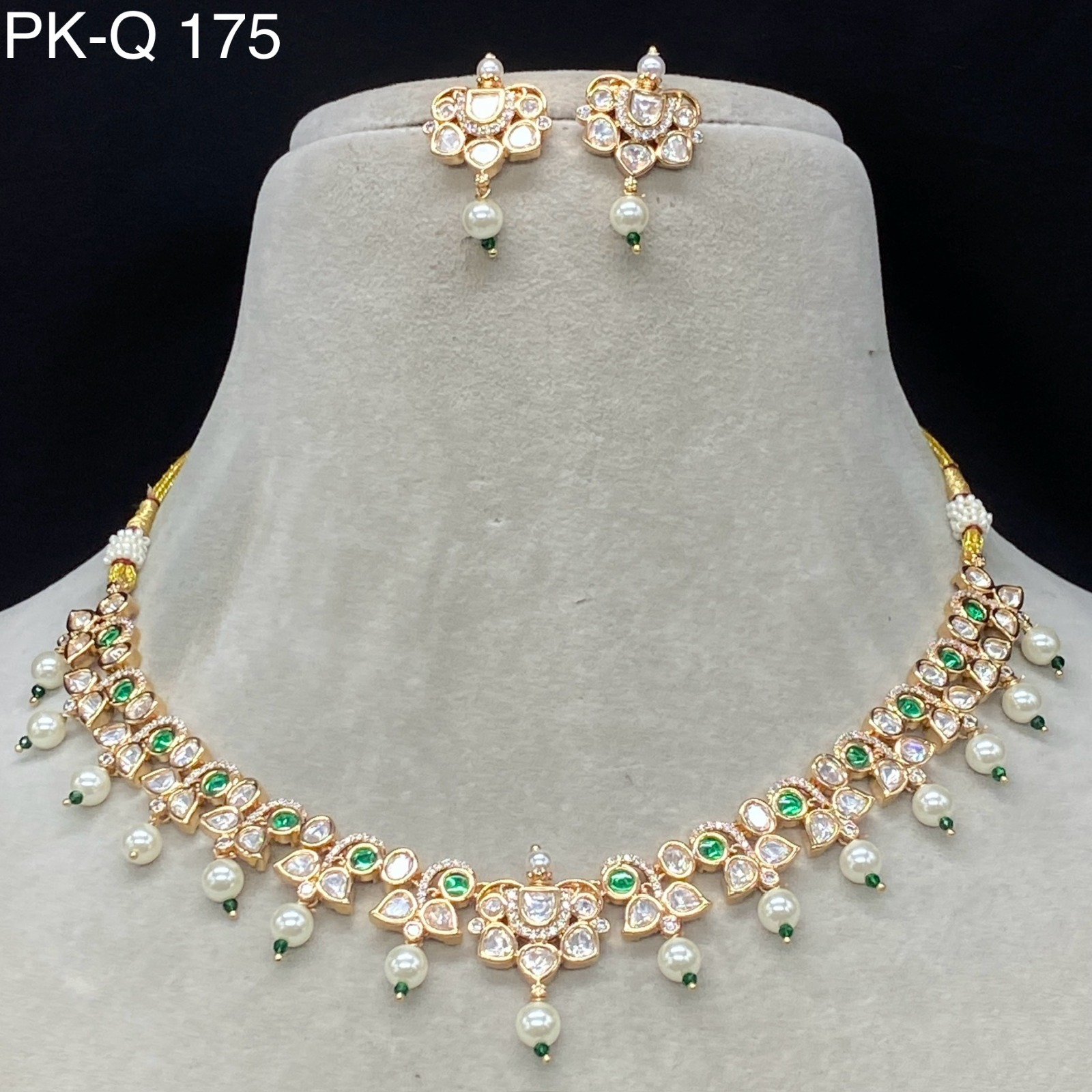 Riddhima Premium Real Kundan Studded Necklace Set