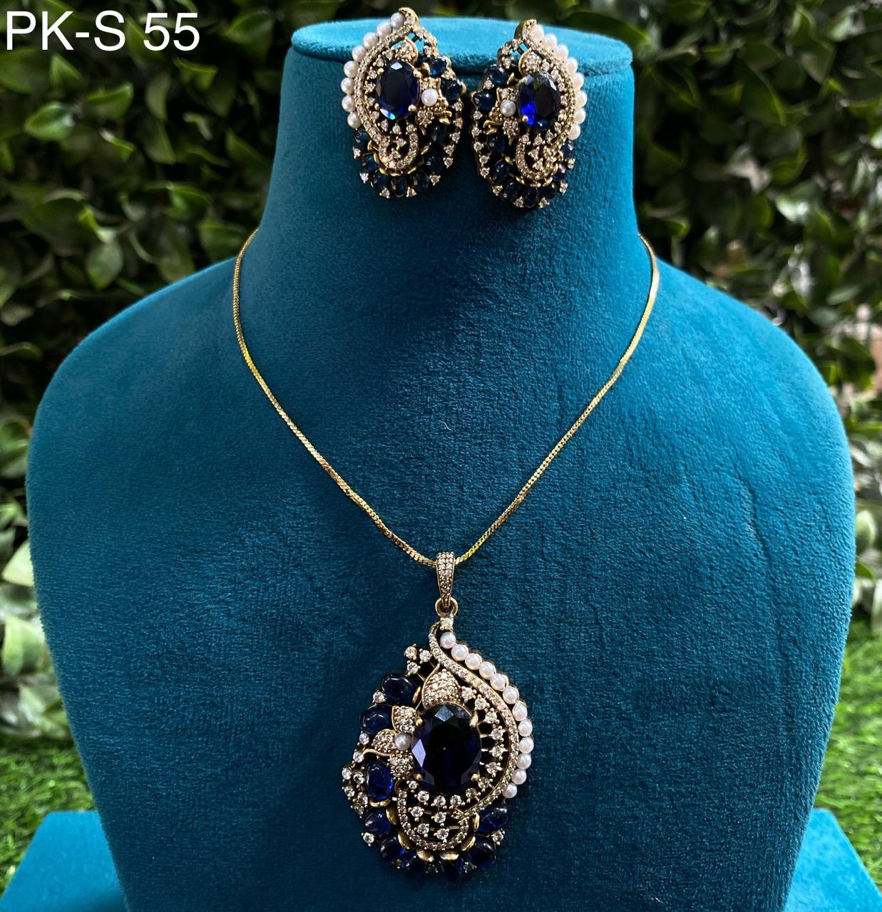 Shyahi Premium Real Kundan Studded Necklace Set
