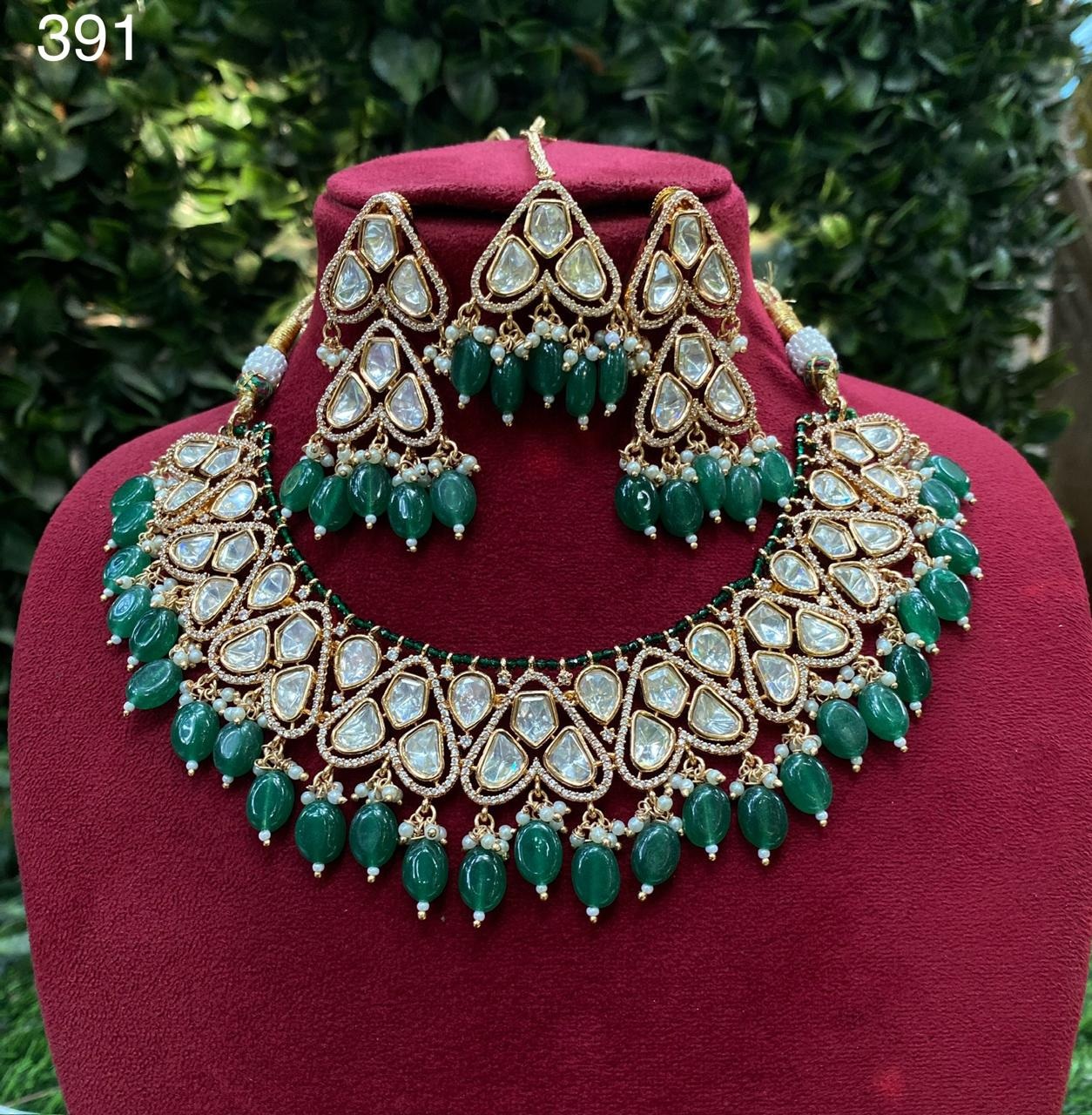 Sitara Premium Real Kundan Studded Necklace Set